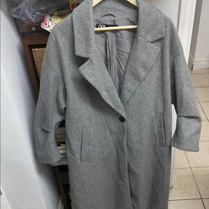 Zara Women's Gray Coat